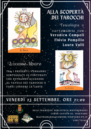 Vigevano: venerdì 23 settembre alla scoperta dei Tarocchi Vigevano: venerdì 23 settembre alla scoperta dei Tarocchi