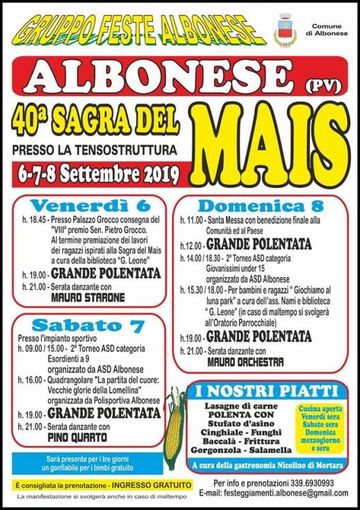 Tutti gli appuntamenti e manifestazioni da lunedì 2 a domenica 8 settembre a Vigevano e Lomellina