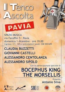 Club Tenco, "Il Tenco ascolta" arriva a Pavia: ospiti Bocephus King e The Morsellis