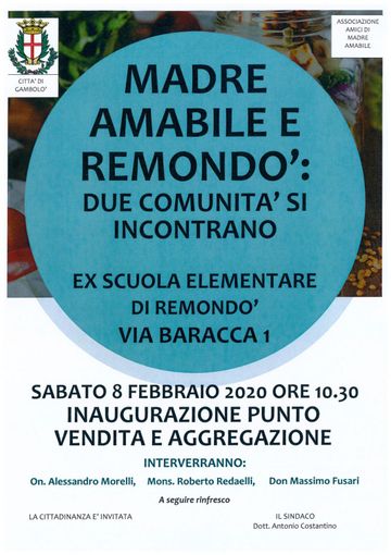 Gambolò, l’attenzione per la frazione Remondò passa anche attraverso l’apertura di un negozio