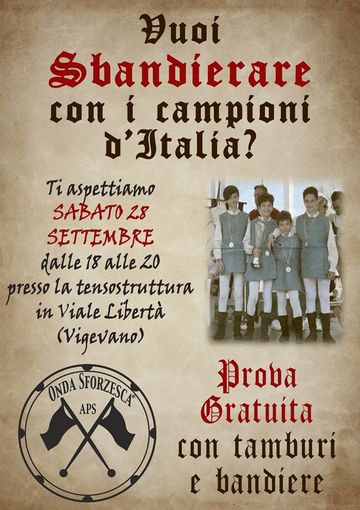 Vigevano, Open Day del gruppo Musici ed Alfieri dell'Onda Sforzesca