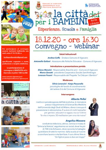 Vigevano: convegno e portale virtuale &quot;La città dei bambini&quot;