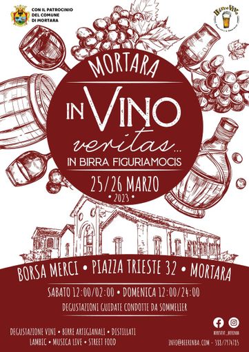 A Mortara due giornate dedicate a vino e street food A Mortara due giornate dedicate a vino e street food
