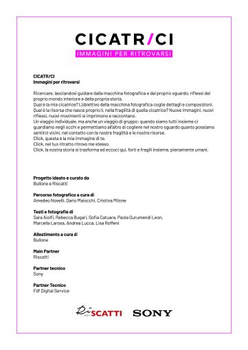 Arriva a Pavia la mostra fotografica della fondazione Bullone: “Cicatr/ci - immagini per ritrovarsi” Arriva a Pavia la mostra fotografica della fondazione Bullone: “Cicatr/ci - immagini per ritrovarsi”