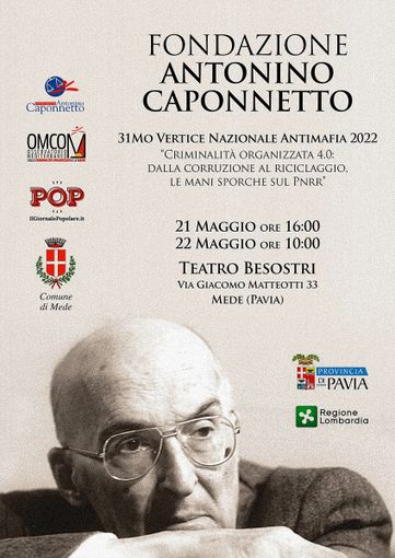 Mede: al teatro Besostri il 31° vertice nazionale antimafia Mede: al teatro Besostri il 31° vertice nazionale antimafia