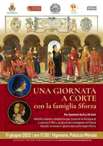 Vigevano: &quot;Una giornata a corte con la famiglia Sforza&quot; per bambini tra 6 e 10 anni