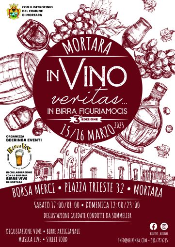 “In vino veritas… in birra figuriamocis” torna a Mortara la due giorni dedicata a vino e street food “In vino veritas… in birra figuriamocis” torna a Mortara la due giorni dedicata a vino e street food