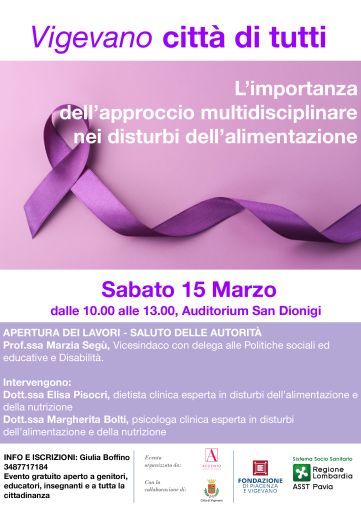 Vigevano: "L’importanza dell’approccio multidisciplinare nei disturbi dell’alimentazione"