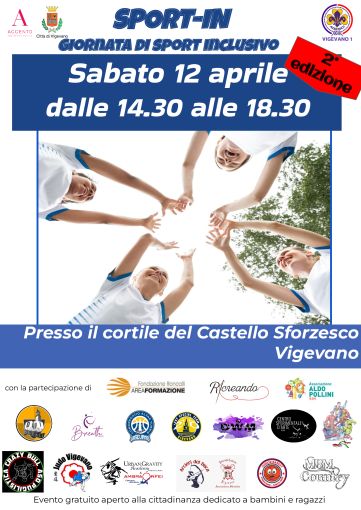 "Sport-In", una nuova giornata di sport inclusivo al castello di Vigevano