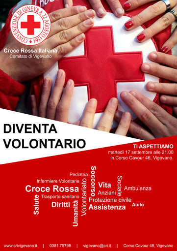 Vigevano, nuovo corso di accesso in Croce Rossa