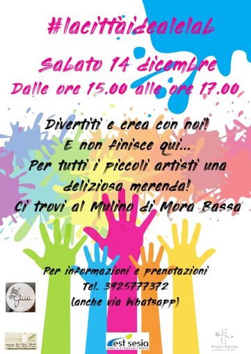 Vigevano: laboratorio al mulino di Mora Bassa, sabato 14 dicembre