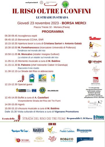 Mortara: la strada del riso per una rinascita del “Divin Chicco”