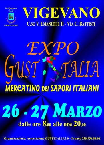 Vigevano: il 26 e 27 marzo torna il mercatino dei sapori Gustitalia