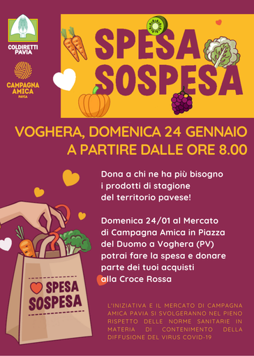 Covid, torna la “spesa sospesa” dai contadini del mercato di Campagna Amica