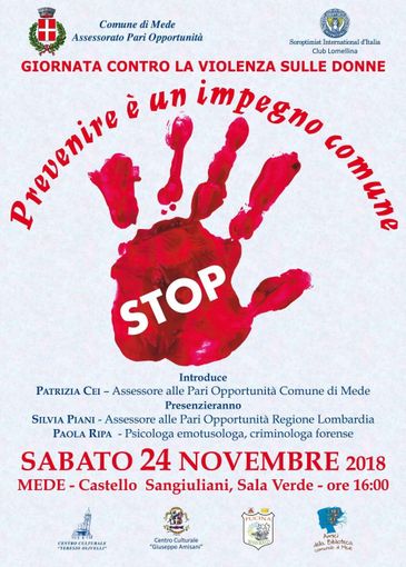 Tutti insieme contro la violenza alle donne: le iniziative del Soroptimist Lomellina Tutti insieme contro la violenza alle donne: le iniziative del Soroptimist Lomellina