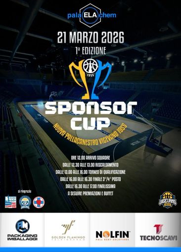 Basket, al via la 1° edizione della "Sponsor Cup": in campo sabato 21 marzo al palaELAchem