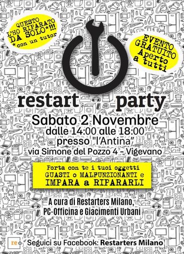 Vigevano: in arrivo il primo &quot;Restart Party&quot;