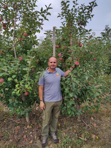 Nei frutteti di Simone Rolandi nasce un bacino per “sconfiggere” la siccità