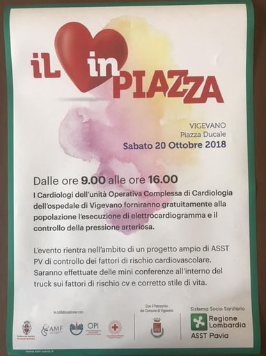 - FOTONOTIZIA - Vigevano: presentata l'iniziativa &quot;Il Cuore in piazza&quot;
