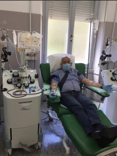 Mortara, il sindaco e l’assessore Granelli donano il plasma. Facchinotti: “Chi ha sviluppato anticorpi, lo faccia”