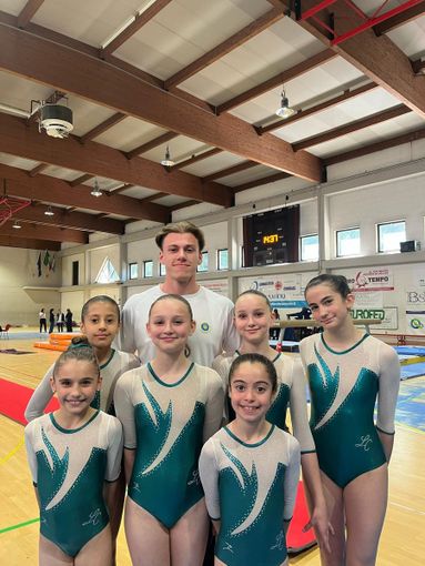 Ginnastica, le giovani atlete della Costanza Massucchi Mortara sfiorano la vittoria nel campionato silver