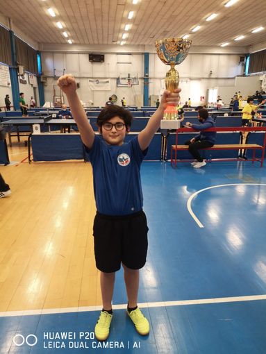 Tennistavolo: Gabriel Deleraico si impone nella categoria “Giovanissimi” al torneo regionale