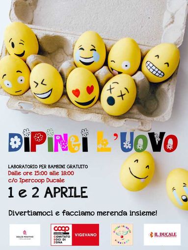 Vigevano, Dipingi l’Uovo: un laboratorio per bambini nel weekend delle Palme