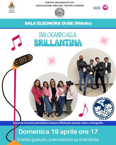 Vigevano, "Dialogando alla Brillantina", in collaborazione con compagnia Lolek Vigevano, "Dialogando alla Brillantina", in collaborazione con compagnia Lolek