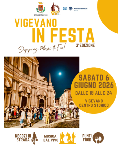 Torna “Vigevano in Festa” tra shopping, musica e buon cibo