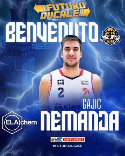 Basket serie B, Nemanja Gajic è il primo tassello della ELAchem Vigevano 2025/26