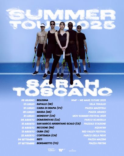 Musica, Sarah Toscano annuncia nuove date per il tour estivo 2025