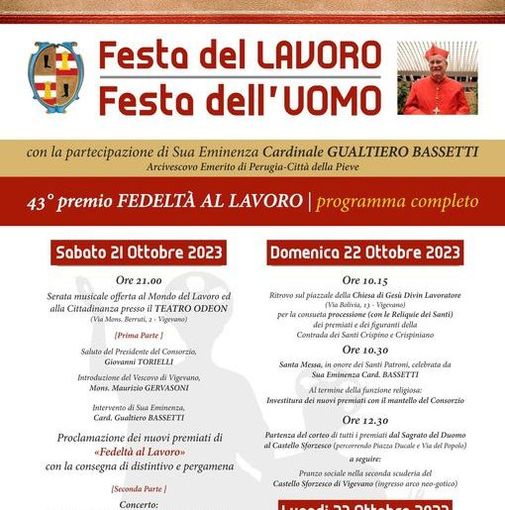 Vigevano, il consorzio Santi Crispino e Crispiniano da 44 anni premia la fedeltà al lavoro. Ecco l'elenco completo di questa edizione Vigevano, il consorzio Santi Crispino e Crispiniano da 44 anni premia la fedeltà al lavoro. Ecco l'elenco completo di questa edizione