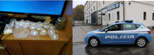 Vigevano: sorpreso ai domiciliari con cocaina e marijuana, nei guai un 19enne