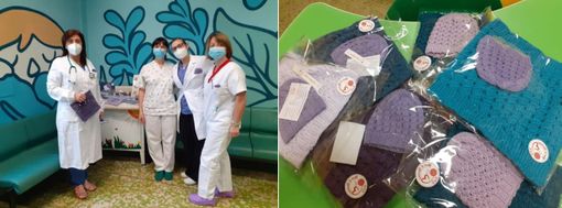 Vigevano: l'associazione "Mani di Mamma" dona capi in lana a mamme e neonati della pediatria Vigevano: l'associazione "Mani di Mamma" dona capi in lana a mamme e neonati della pediatria