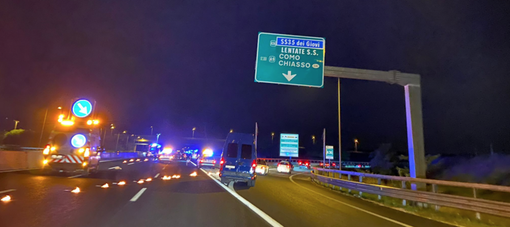 Lavori sulla A8, chiuso stanotte l'allacciamento con la Tangenziale Ovest di Milano