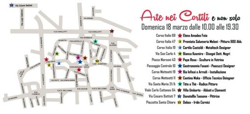 Arte nei cortili (e non solo): domenica Abbiategrasso si veste a festa (rosa)