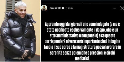 Sanremo, Emis Killa rinuncia al Festival: “Importante che l’indagine faccia il suo corso” Sanremo, Emis Killa rinuncia al Festival: “Importante che l’indagine faccia il suo corso”