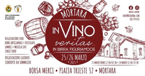 Sabato 25 e domenica 26 marzo a Mortara la prima edizione di “In Vino Veritas”