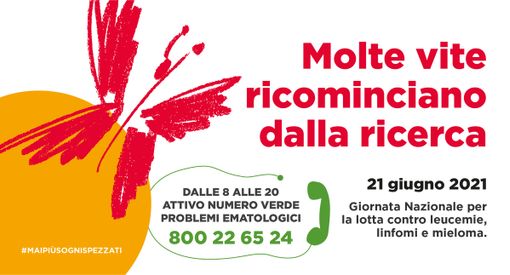 21 giugno: giornata nazionale per la lotta contro leucemie, linfomi e mieloma
