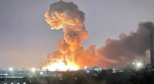 L'immagine simbolo dell'attacco all'Ucraina pubblicata da tutti i media nazionali e internazionali L'immagine simbolo dell'attacco all'Ucraina pubblicata da tutti i media nazionali e internazionali