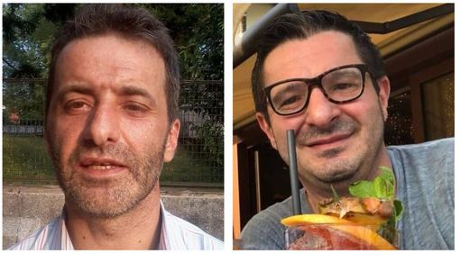 Andrea Cervini e Luciano Pignatiello in una foto tratta dalla pagina Facebook Lavoratori/trici Whirlpool