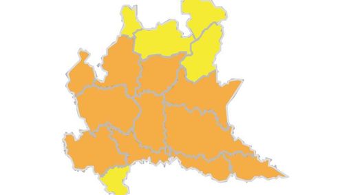 &quot;Temporali forti con grandine anche di medie dimensioni&quot;: da mezzanotte allerta arancione per Pavia città