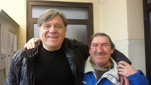 Giampaolo Carini "Whisky" con Beppe Carletti dei Nomadi