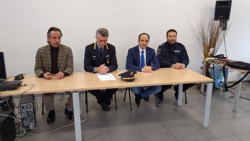 Un momento della conferenza stampa di questa mattina Un momento della conferenza stampa di questa mattina