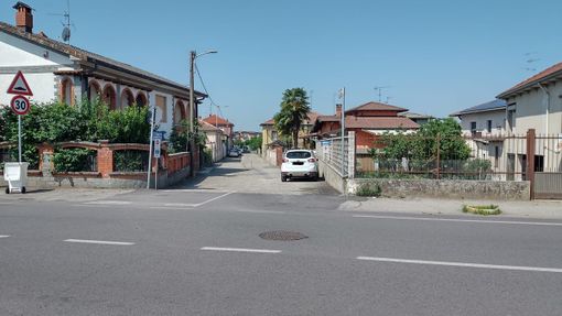 La zona nella quale è avvenuta la lite notturna a Gambolò
