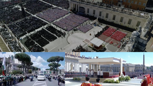 Addio papa Francesco. Il mondo in piazza San Pietro, il corteo tra le bellezze di Roma, l'arrivo in Santa Maria Maggiore dalla Madonna e dagli "ultimi" Addio papa Francesco. Il mondo in piazza San Pietro, il corteo tra le bellezze di Roma, l'arrivo in Santa Maria Maggiore dalla Madonna e dagli "ultimi"