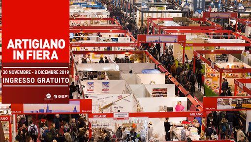 30 novembre-8 dicembre: a Rho è il momento di Artigiano in Fiera 2019