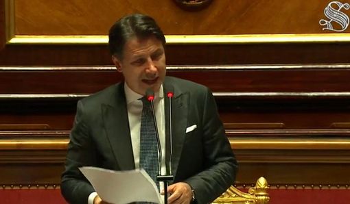 Il presidente del Consiglio Giuseppe Conte Il presidente del Consiglio Giuseppe Conte