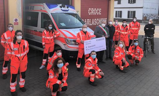 Garlasco, altri duemila euro donati alla Croce Garlaschese dal Comune