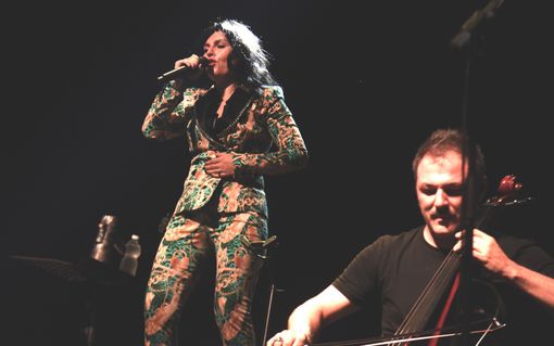 Vigevano, Giusy Ferreri &quot;regina&quot; del Castello Sforzesco